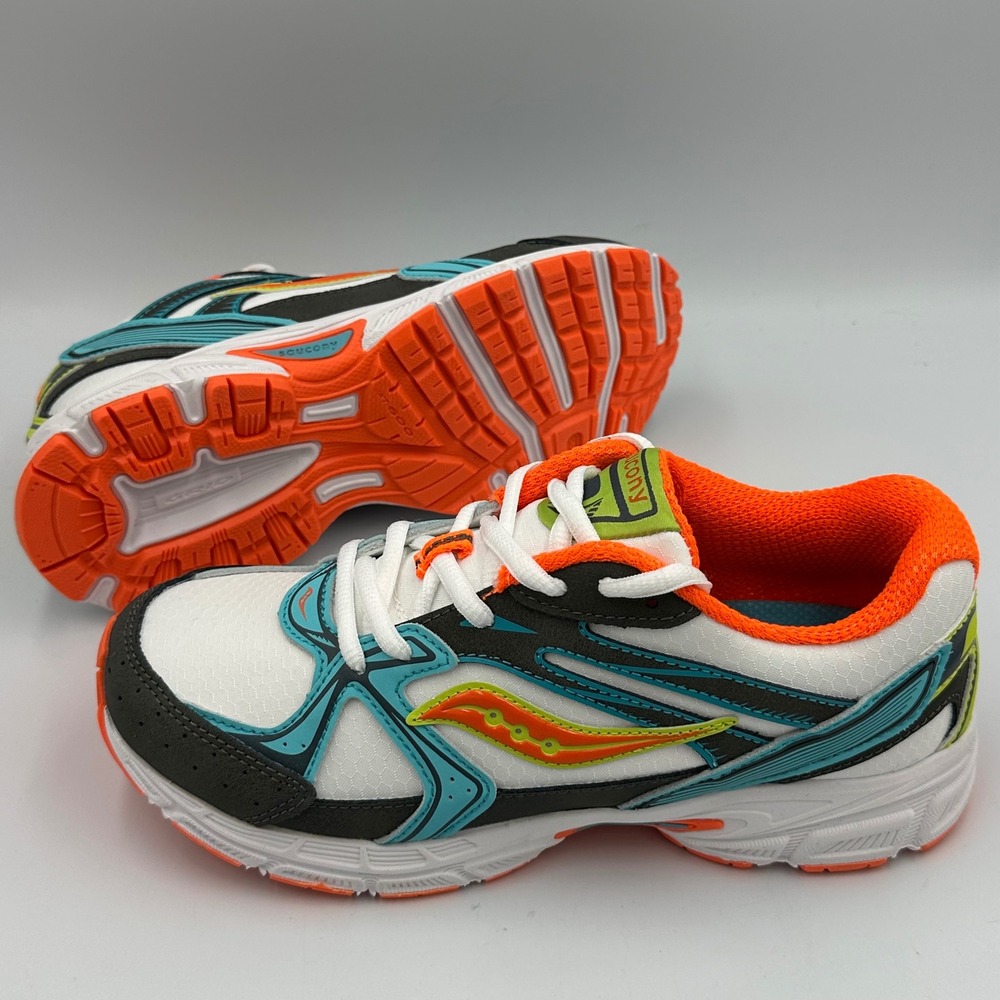 Saucony Ride Millennium KDZ Multi Neon Retro Shoes‎ Sneaker Y2K Kids 5.5 NIB